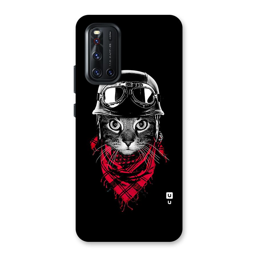 Cool Biker Cat Back Case for Vivo V19