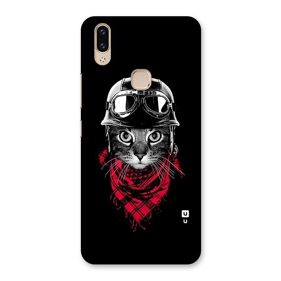 Cool Biker Cat Back Case for Vivo V9 Youth