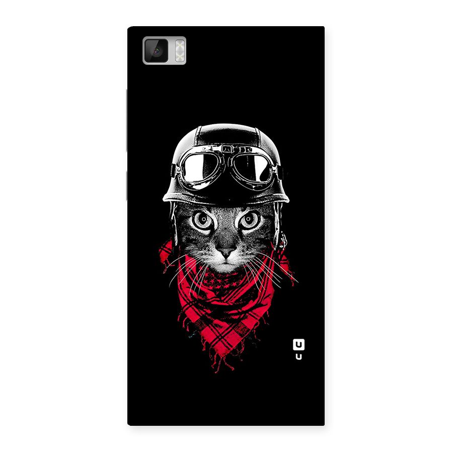 Cool Biker Cat Back Case for Xiaomi Mi3