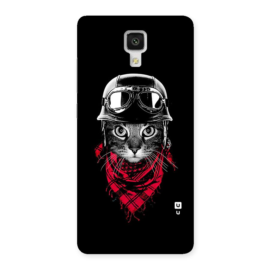Cool Biker Cat Back Case for Xiaomi Mi 4
