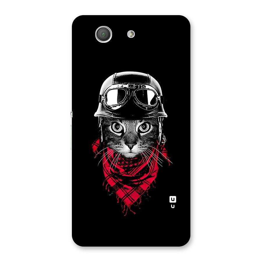 Cool Biker Cat Back Case for Xperia Z3 Compact