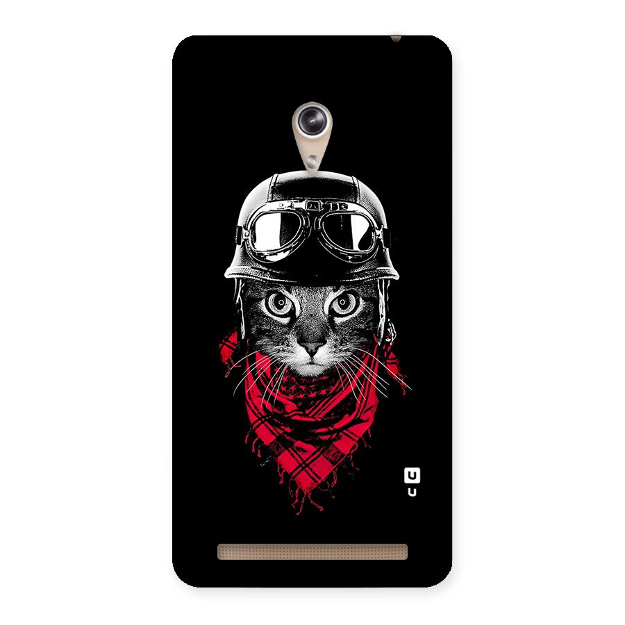 Cool Biker Cat Back Case for Zenfone 6