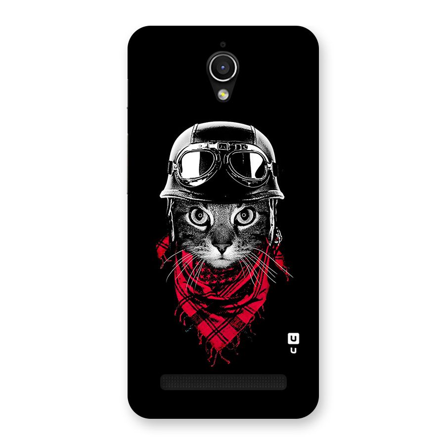 Cool Biker Cat Back Case for Zenfone Go