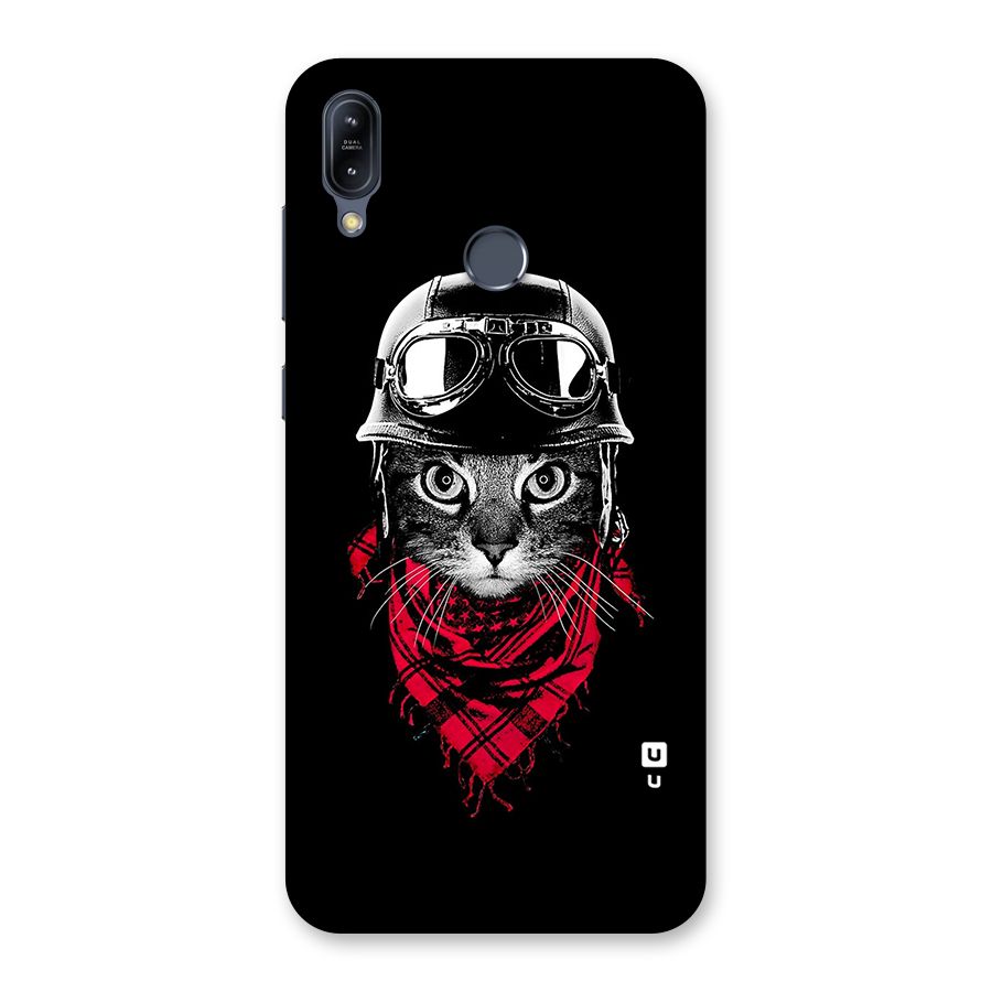 Cool Biker Cat Back Case for Zenfone Max M2