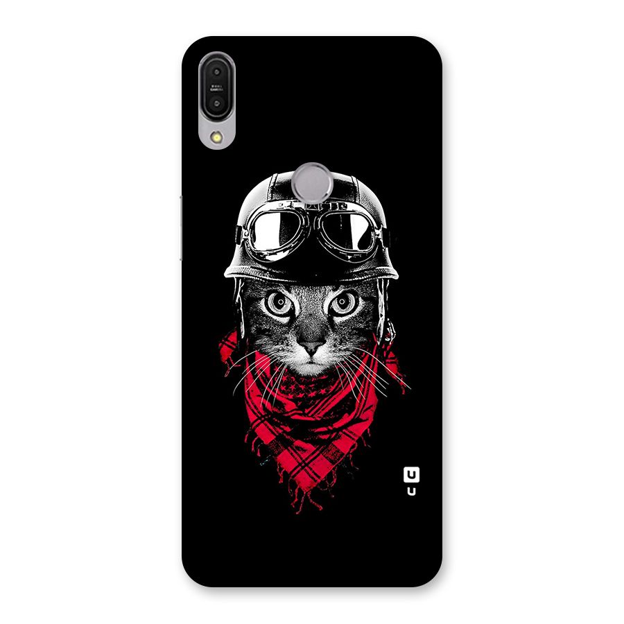 Cool Biker Cat Back Case for Zenfone Max Pro M1