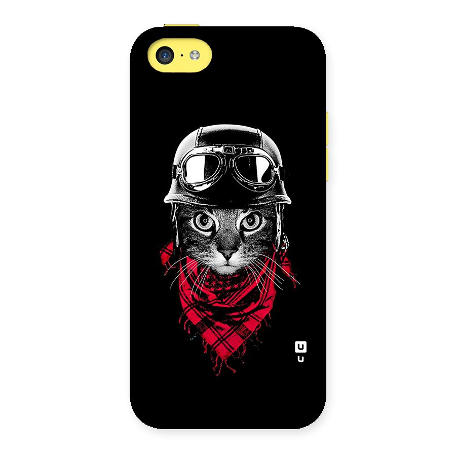 Cool Biker Cat Back Case for iPhone 5C