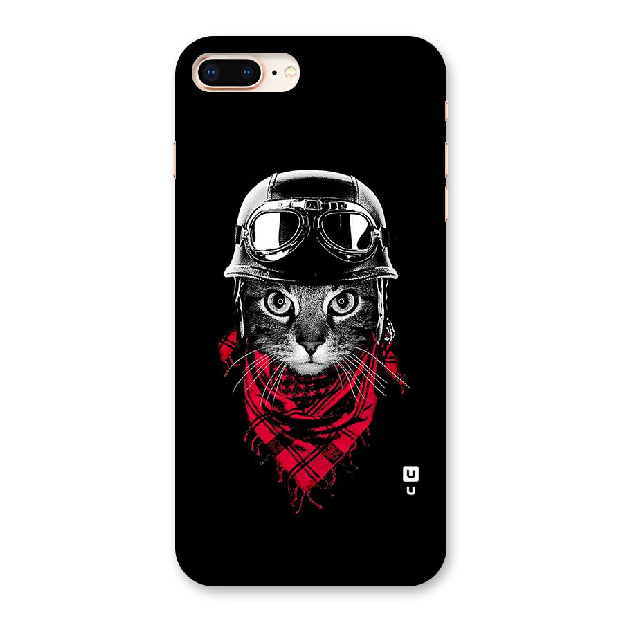 Cool Biker Cat Back Case for iPhone 8 Plus