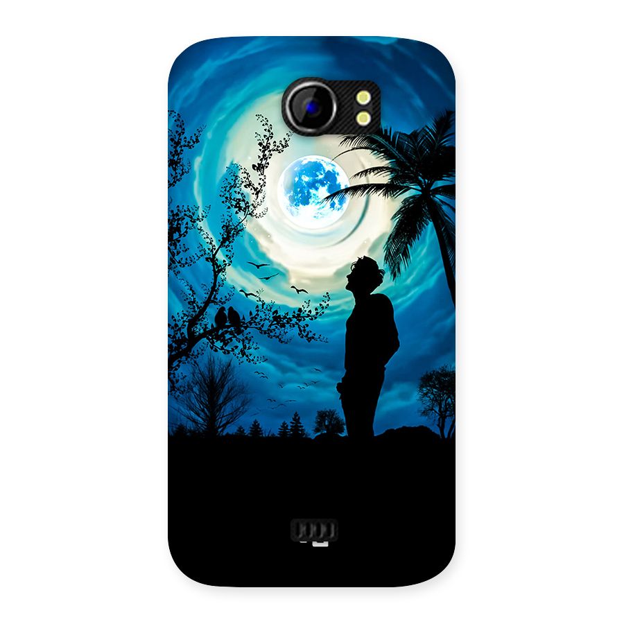 Cool Boy Under Sky Back Case for Canvas 2 A110