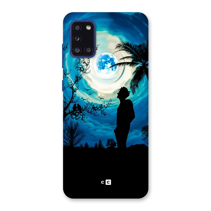 Cool Boy Under Sky Back Case for Galaxy A31