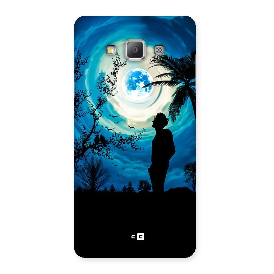 Cool Boy Under Sky Back Case for Galaxy A7