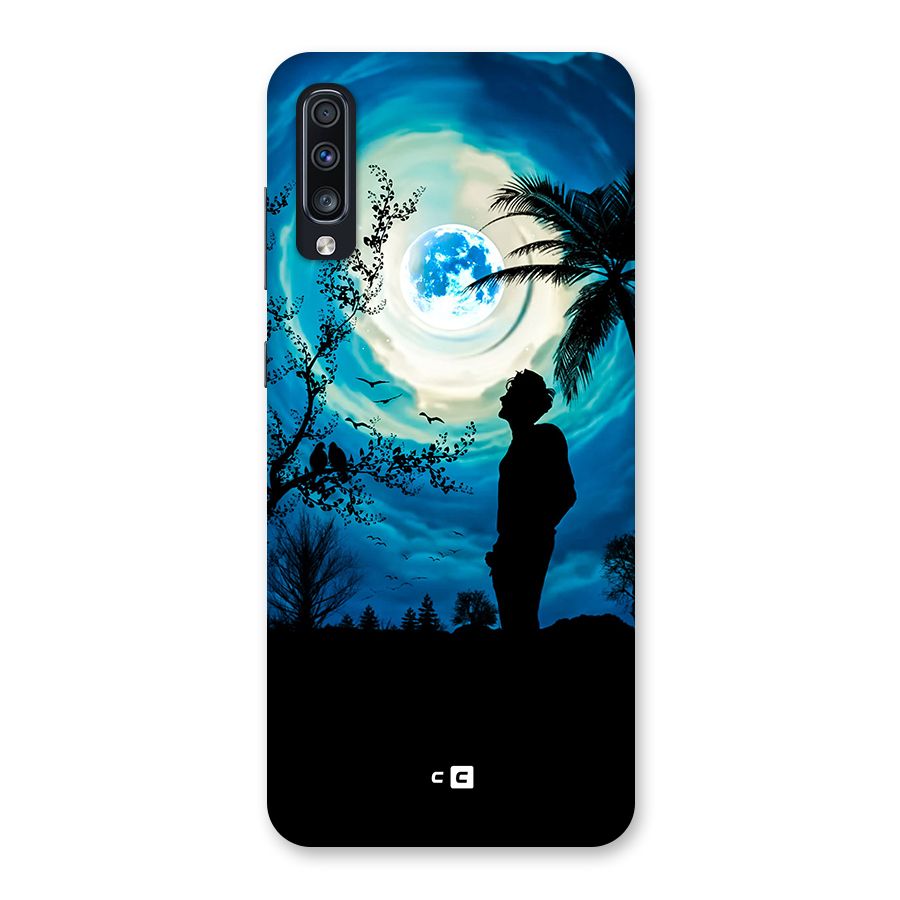 Cool Boy Under Sky Back Case for Galaxy A70