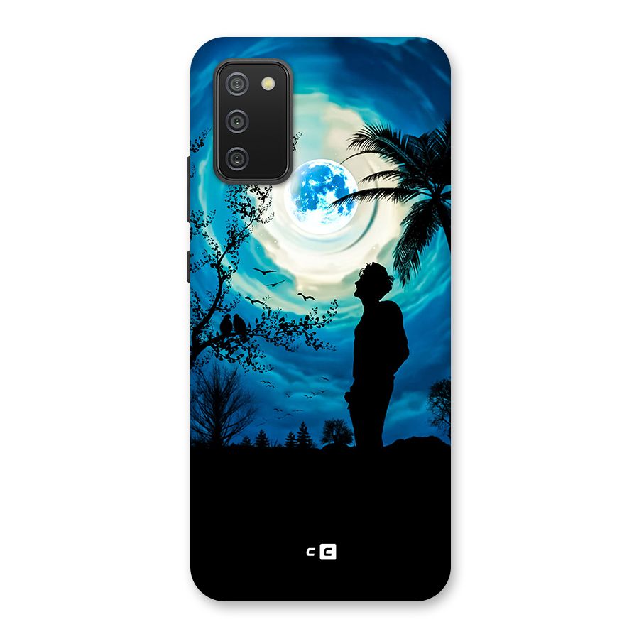 Cool Boy Under Sky Back Case for Galaxy F02s