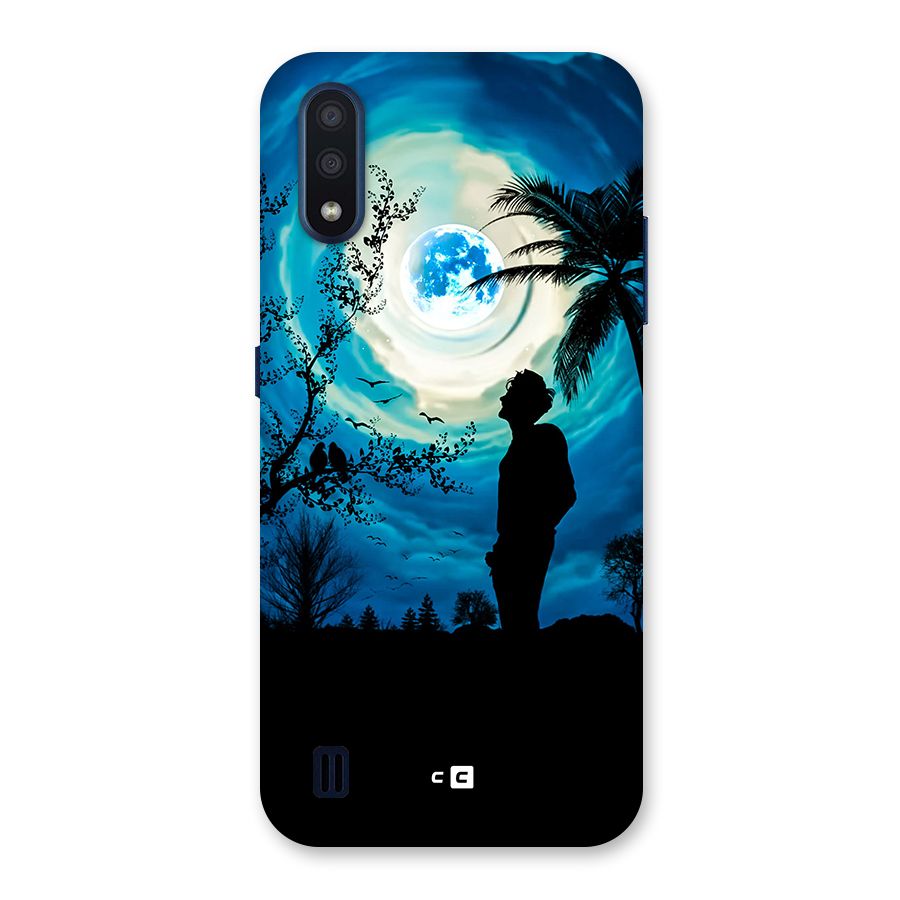 Cool Boy Under Sky Back Case for Galaxy M01