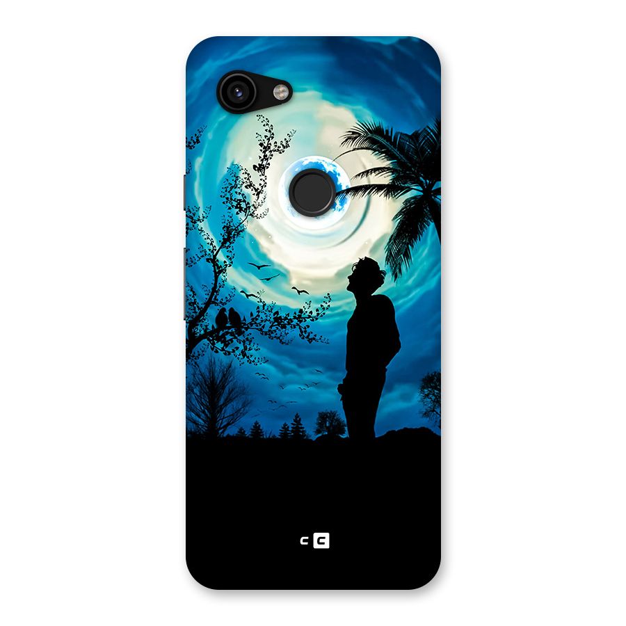Cool Boy Under Sky Back Case for Google Pixel 3a