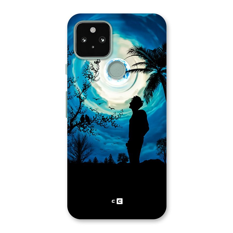 Cool Boy Under Sky Back Case for Google Pixel 5