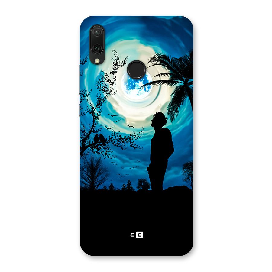 Cool Boy Under Sky Back Case for Huawei Y9 (2019)