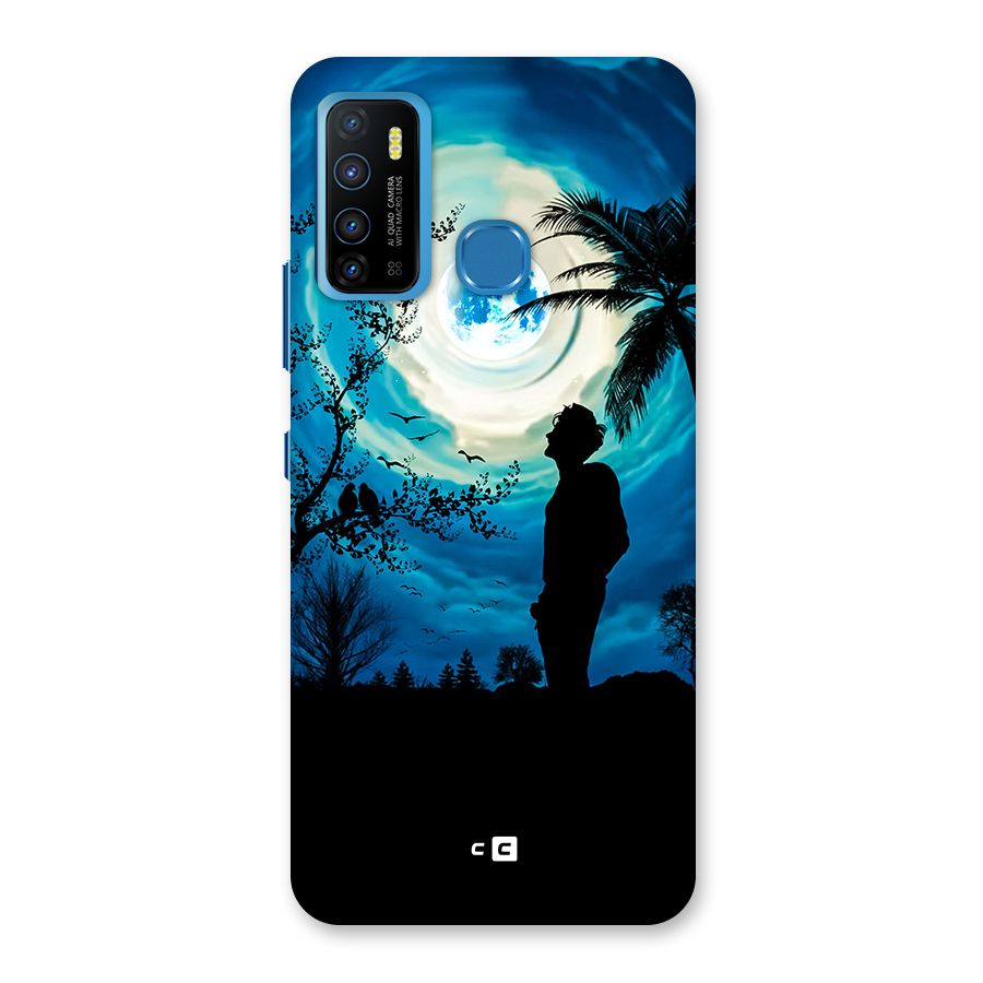 Cool Boy Under Sky Back Case for Infinix Hot 9