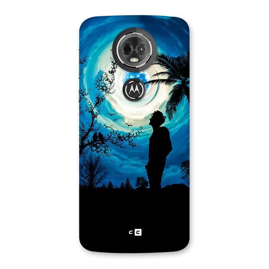 Cool Boy Under Sky Back Case for Moto E5 Plus