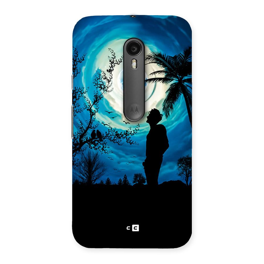 Cool Boy Under Sky Back Case for Moto G3