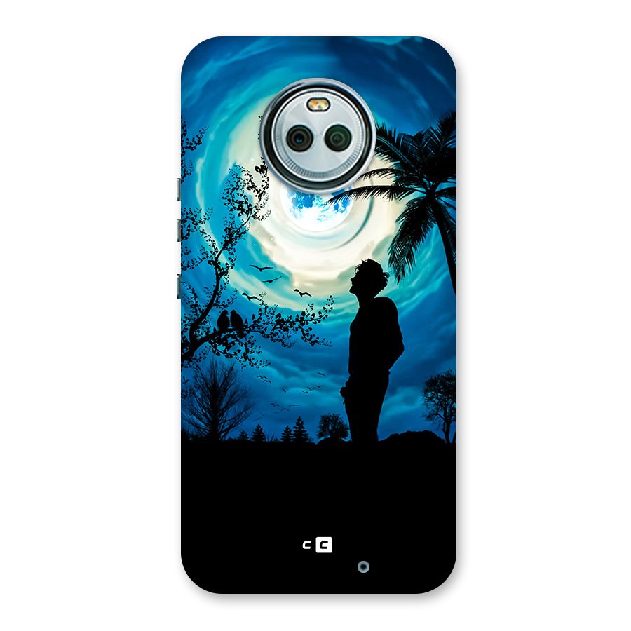 Cool Boy Under Sky Back Case for Moto X4