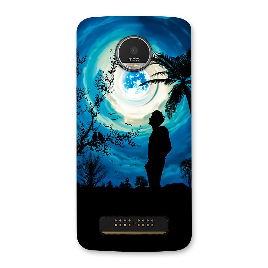 Cool Boy Under Sky Back Case for Moto Z Play
