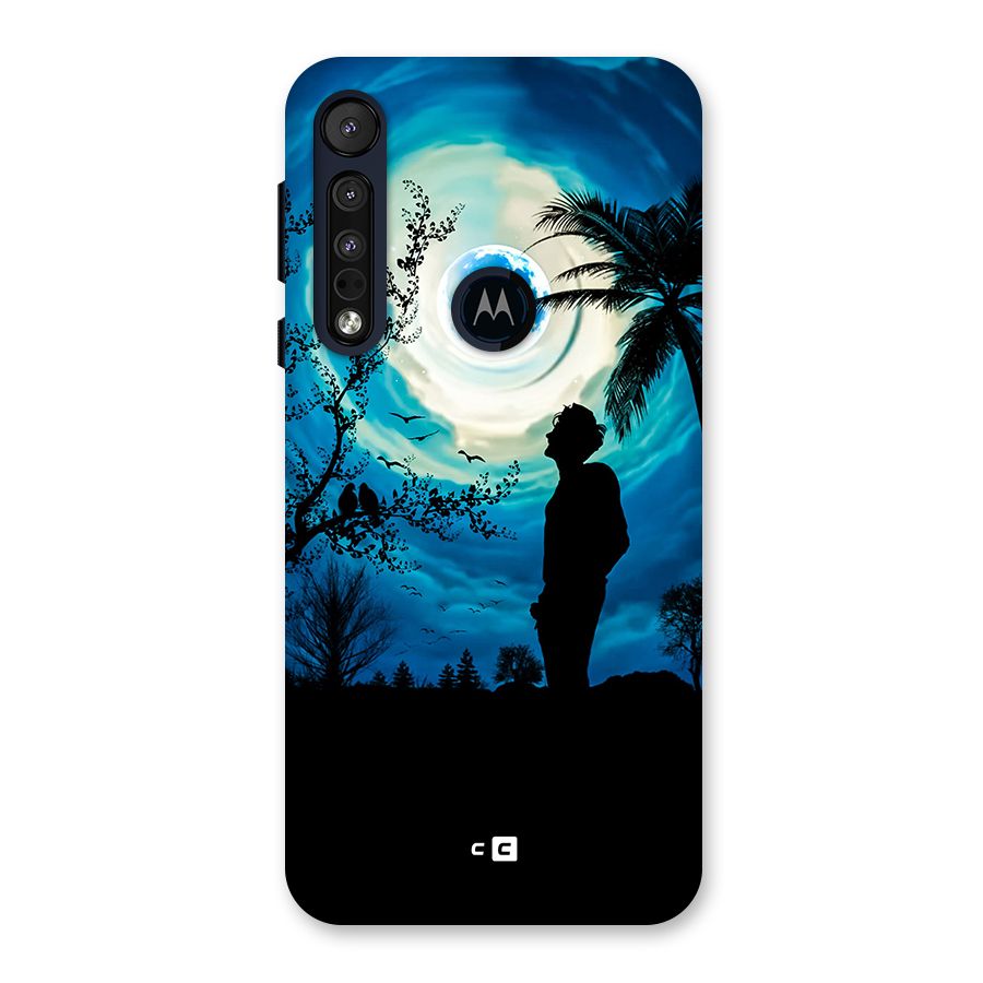 Cool Boy Under Sky Back Case for Motorola One Macro