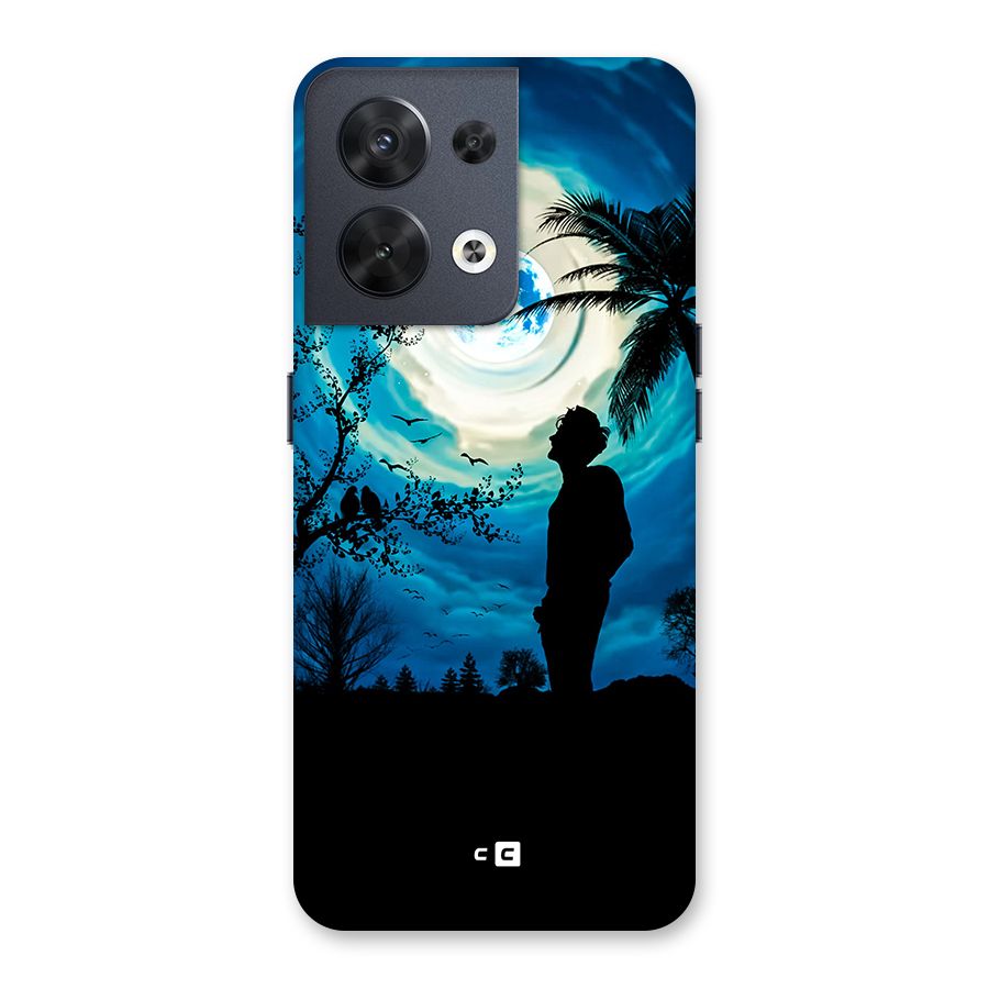 Cool Boy Under Sky Back Case for Oppo Reno8 5G