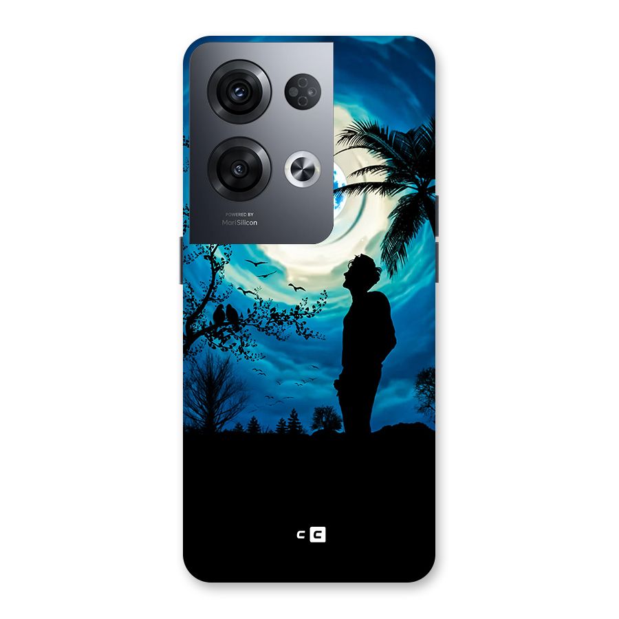 Cool Boy Under Sky Back Case for Oppo Reno8 Pro 5G