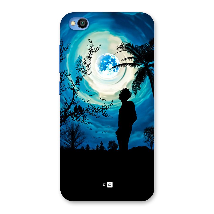 Cool Boy Under Sky Back Case for Redmi Go