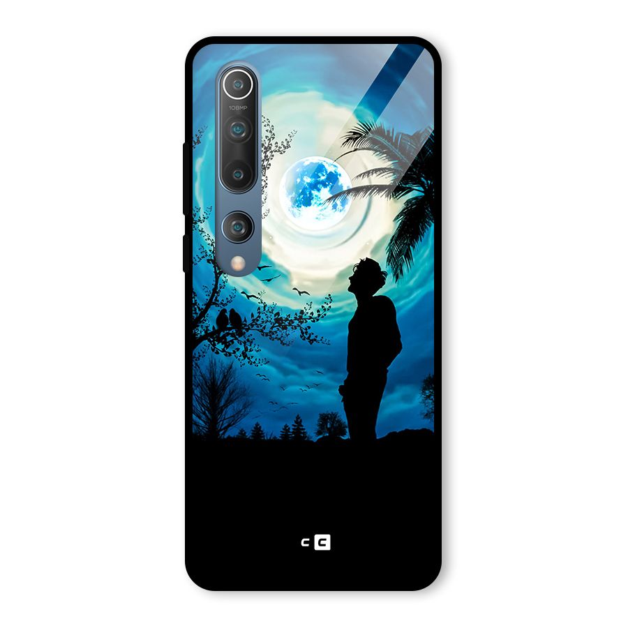 Cool Boy Under Sky Glass Back Case for Mi 10