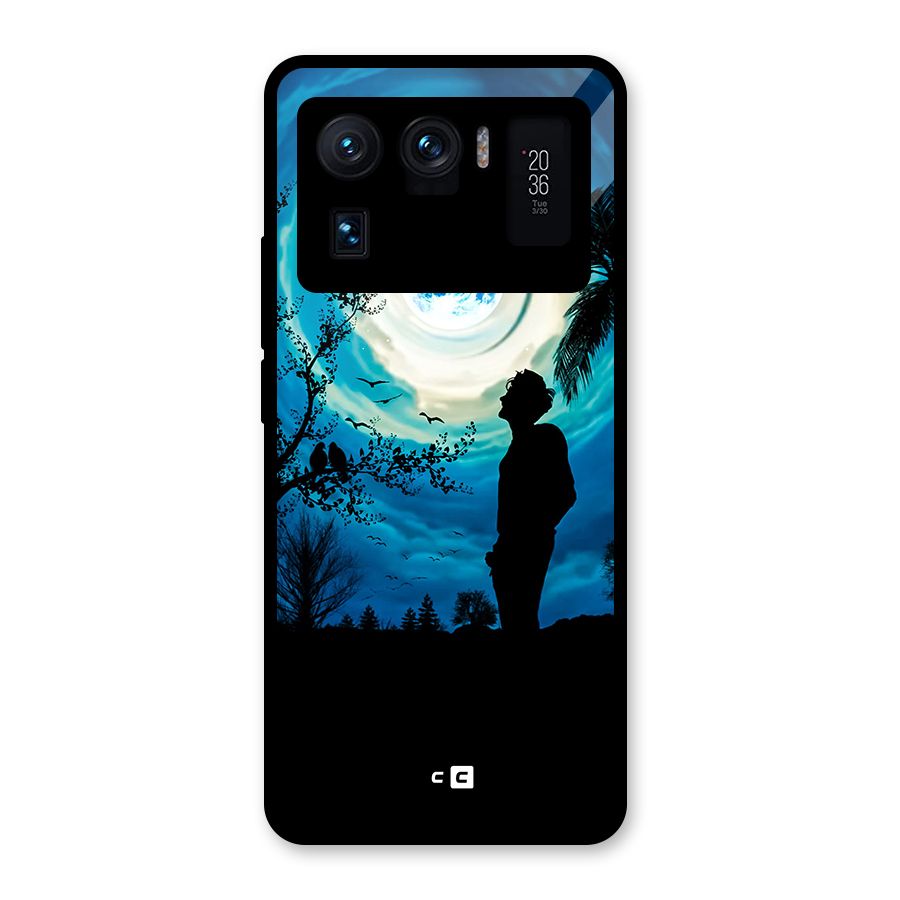 Cool Boy Under Sky Glass Back Case for Mi 11 Ultra