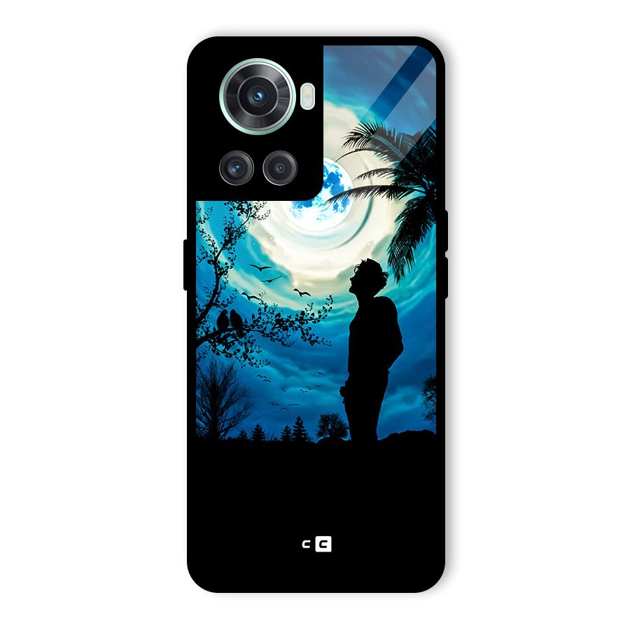 Cool Boy Under Sky Glass Back Case for OnePlus 10R