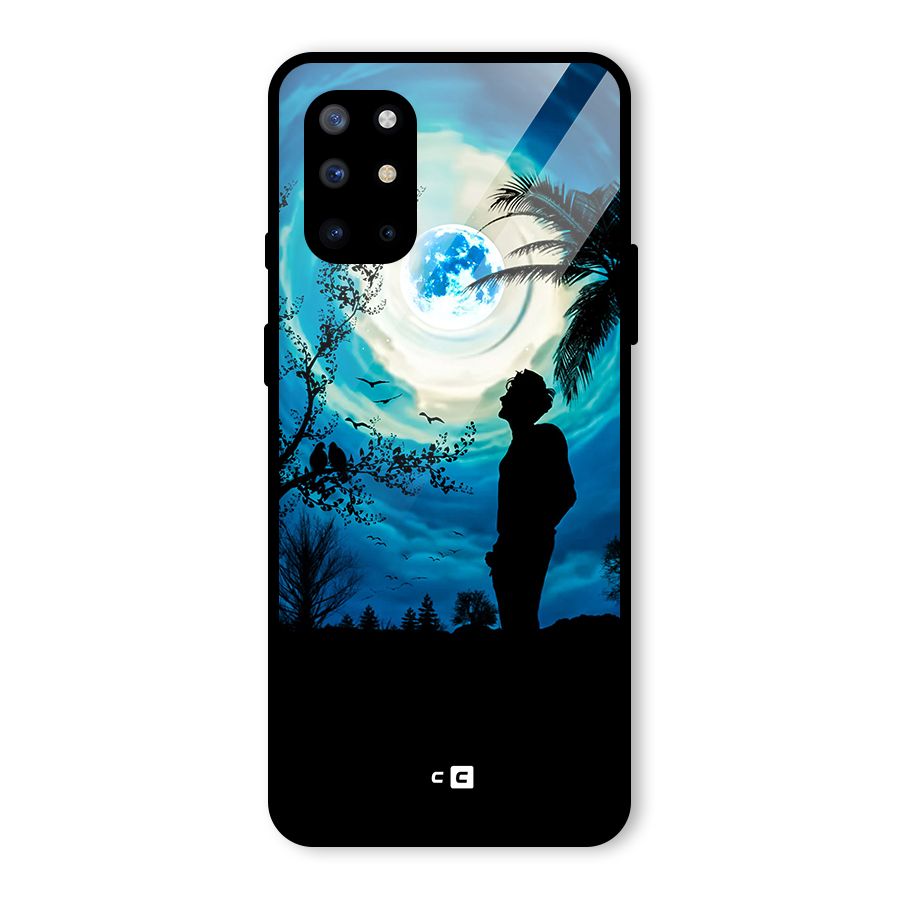 Cool Boy Under Sky Glass Back Case for OnePlus 8T