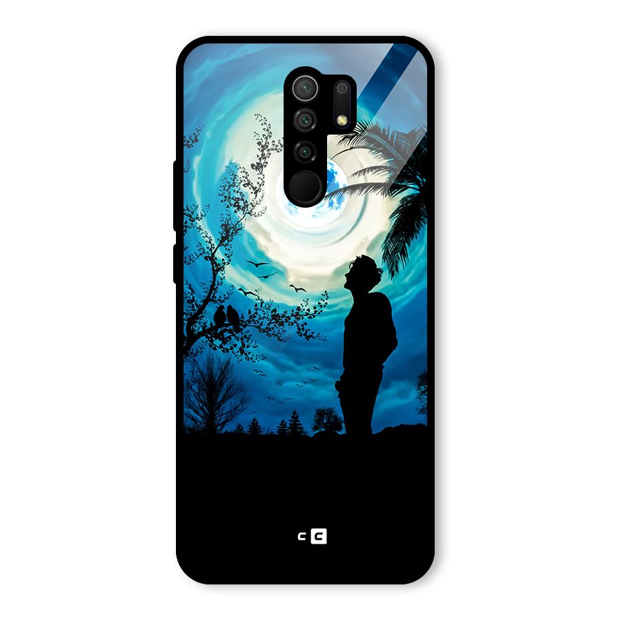 Cool Boy Under Sky Glass Back Case for Poco M2