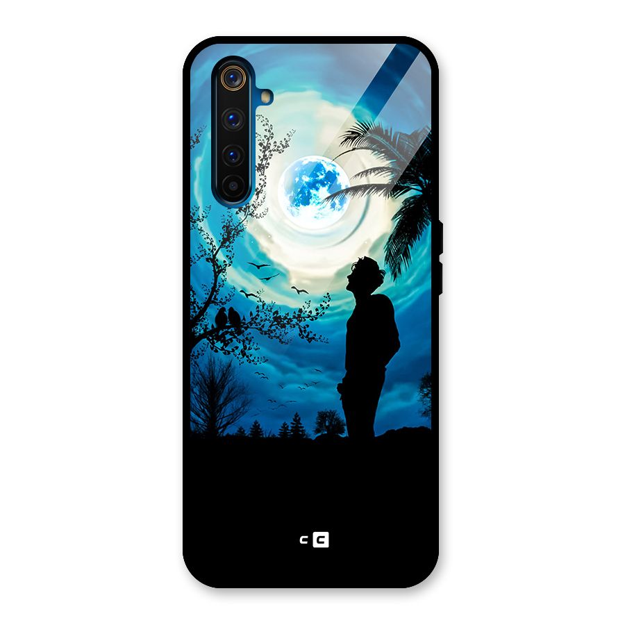 Cool Boy Under Sky Glass Back Case for Realme 6 Pro