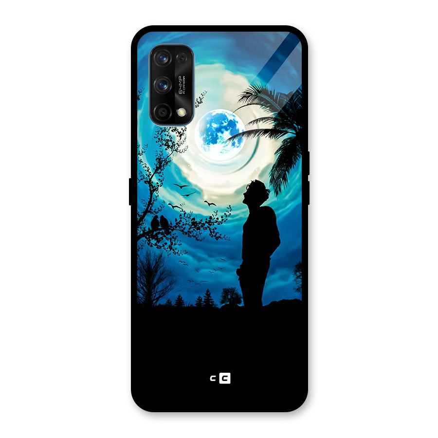 Cool Boy Under Sky Glass Back Case for Realme 7 Pro