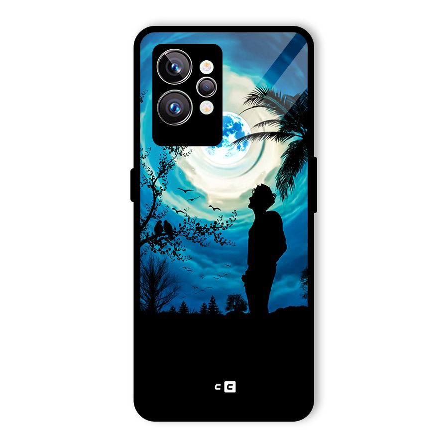 Cool Boy Under Sky Glass Back Case for Realme GT2 Pro