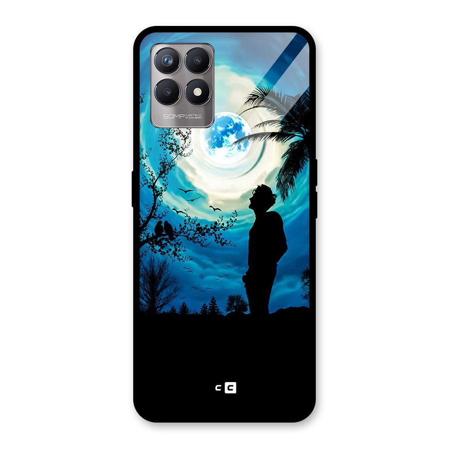 Cool Boy Under Sky Glass Back Case for Realme Narzo 50