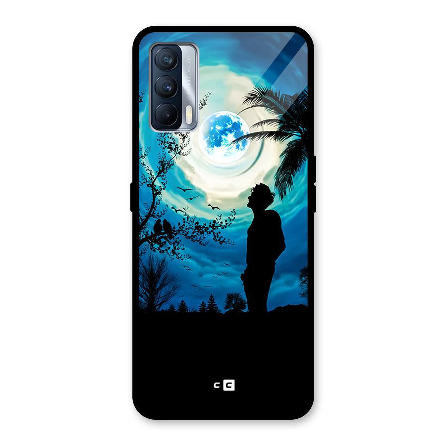 Cool Boy Under Sky Glass Back Case for Realme X7