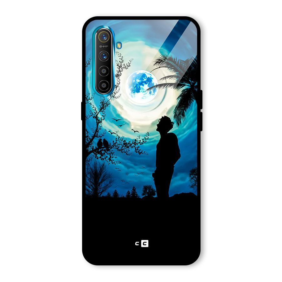 Cool Boy Under Sky Glass Back Case for Realme XT