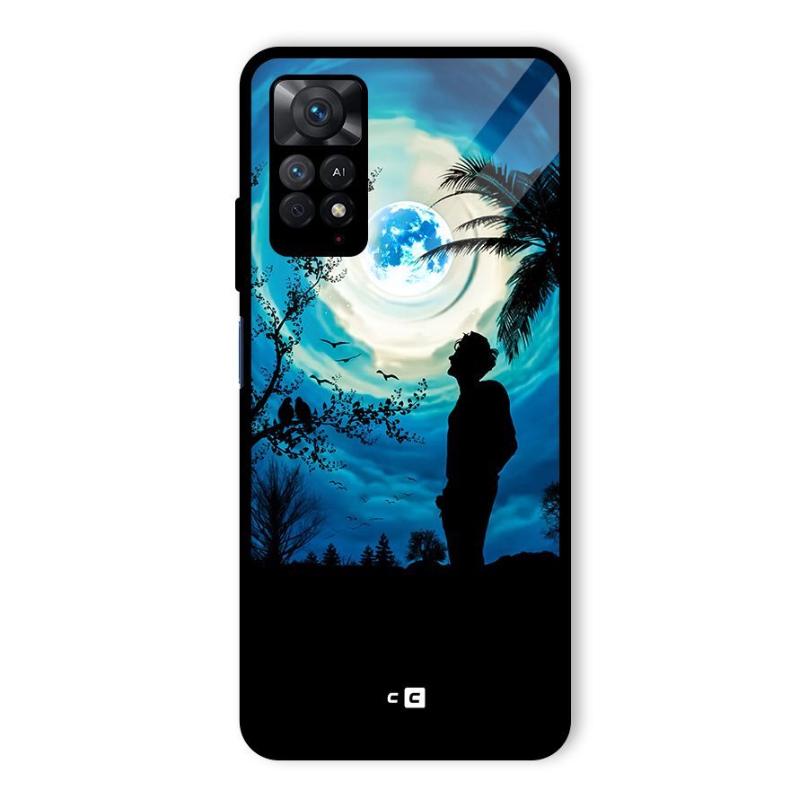 Cool Boy Under Sky Glass Back Case for Redmi Note 11 Pro Plus 5G