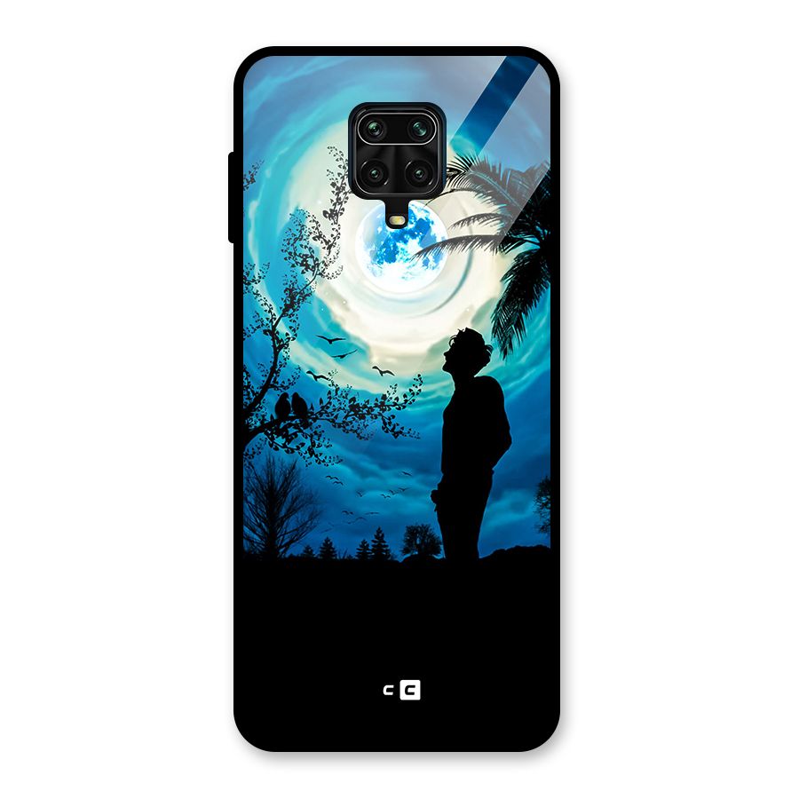 Cool Boy Under Sky Glass Back Case for Redmi Note 9 Pro Max