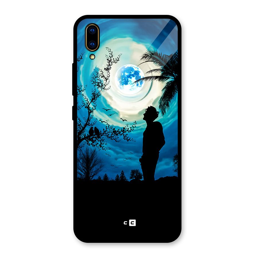 Cool Boy Under Sky Glass Back Case for Vivo V11 Pro