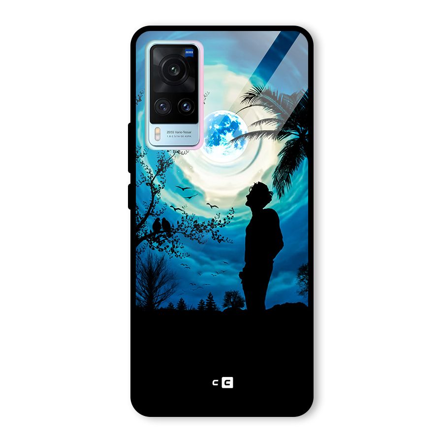 Cool Boy Under Sky Glass Back Case for Vivo X60