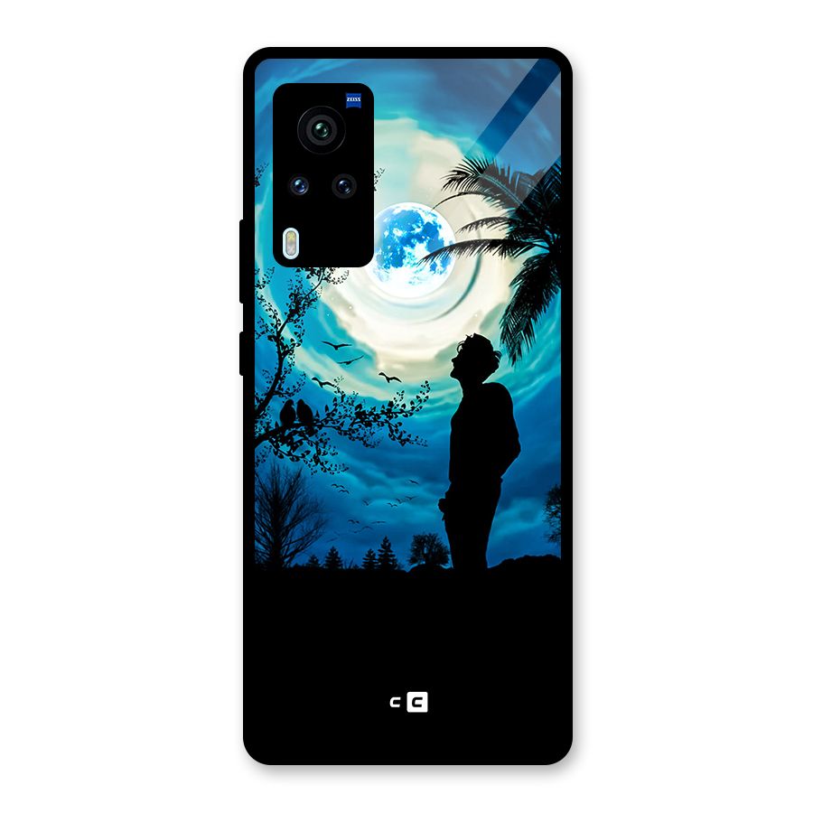 Cool Boy Under Sky Glass Back Case for Vivo X60 Pro