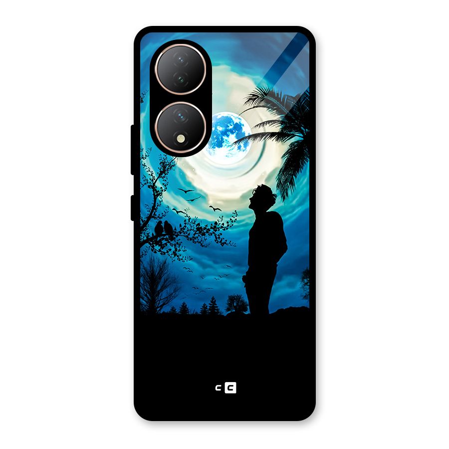 Cool Boy Under Sky Glass Back Case for Vivo Y100A