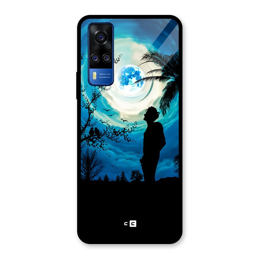 Cool Boy Under Sky Glass Back Case for Vivo Y31