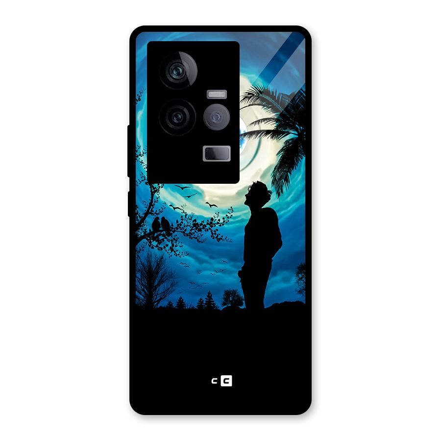 Cool Boy Under Sky Glass Back Case for Vivo iQOO 11 5G