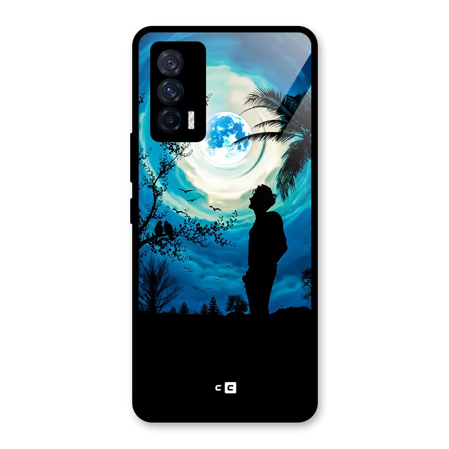 Cool Boy Under Sky Glass Back Case for Vivo iQOO 7 5G