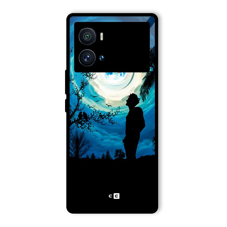 Cool Boy Under Sky Glass Back Case for Vivo iQOO 9 Pro